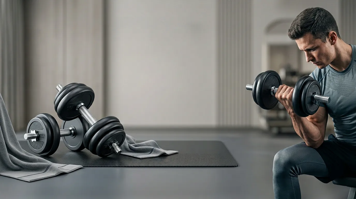 Dark gym atmosphere